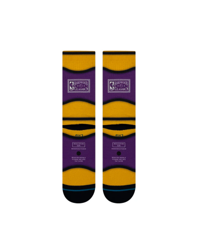 Calcetines Stance Los Angeles Lakers Mini Ball purple gold