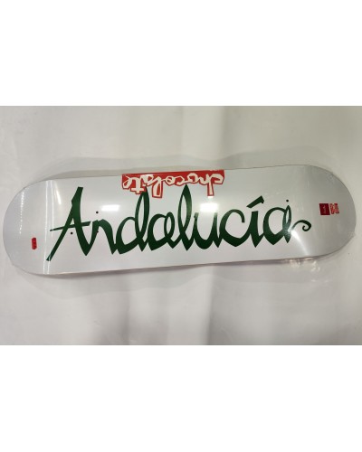 Tabla skateboard Edición Limitada Chocolate skateboards ANDALUCIA white green