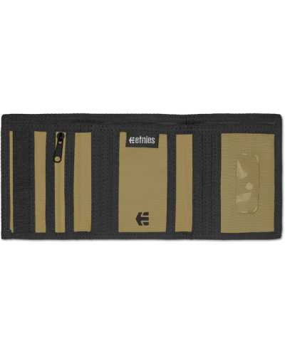 Billetera Etnies Stacks gold black