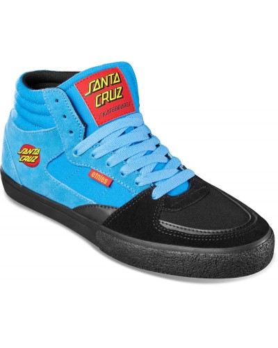 Zapatillas etnies SCREW VULC MID X SANTA CRUZ black blue