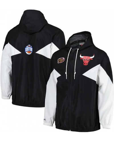 Chaqueta cortavientos Mitchell & Ness Chicago Bulls Ultimate lightweight Vintage Logo black