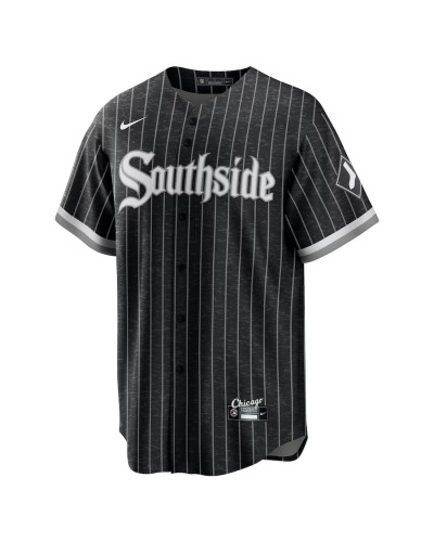 Camiseta beisbolera Chicago White Sox Southside black white