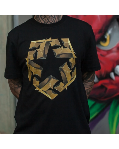 Camiseta Tribal Sweyda Bevel T Star black