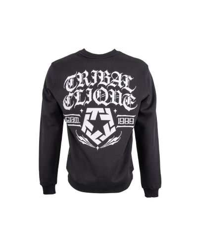 Sudadera crewneck Tribal Worldwide black