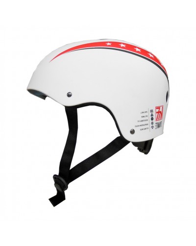 Casco patinaje KRF Dynamite white red