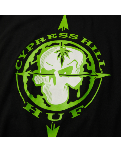 Camiseta HUF X Cypress Hill Blunted Compass black