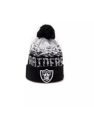 Gorro New Era pom pom Las Vegas Raiders Negro