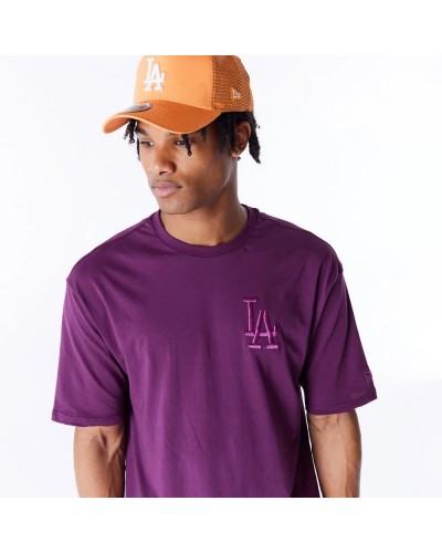 Camiseta oversize New era LA Dodgers League Essential Dark Purple