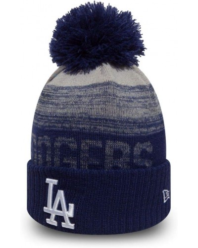 Gorro New Era pom pom Los Ángeles dodgers azul