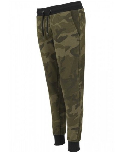 Pantalón chandal chica URBAN Classics TB1638 (Camo Green)