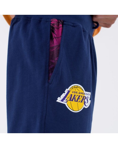 Pantalones cortos algodón NEW ERA "Los Angeles Lakers" navy