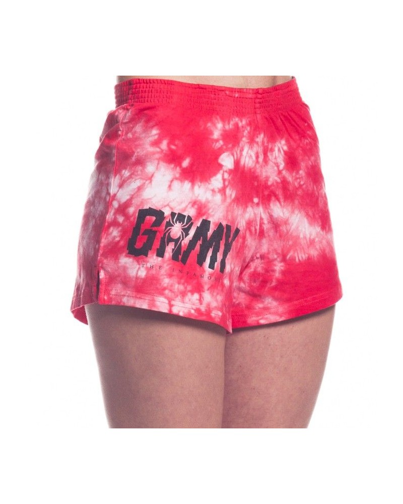 Shorts Chica Grimey "Scream Tie Dye" Red