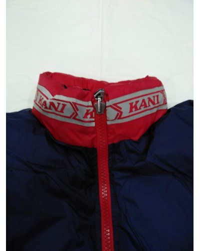 Chaquetón Reversible KARL KANI "Bubble" red/navy