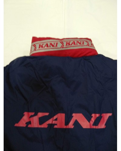 Chaquetón Reversible KARL KANI "Bubble" red/navy