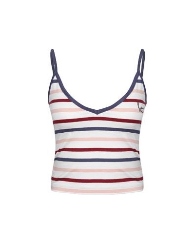 Top tirantes chica KARL KANI "Og Signature" pink / white / navy