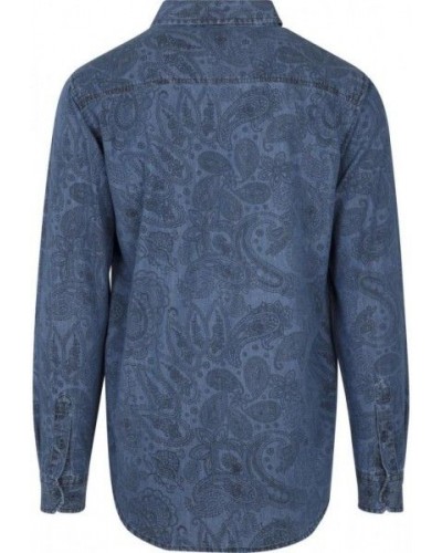 Camisa URBAN CLASSICS "2022" paisley denim