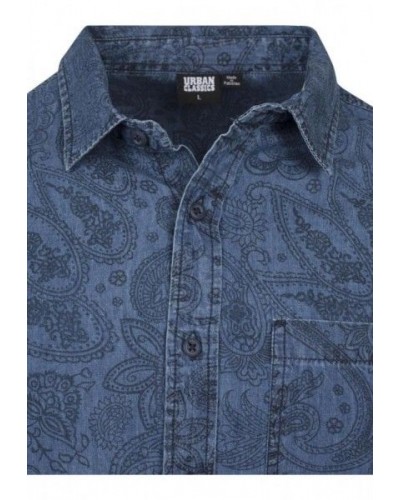 Camisa URBAN CLASSICS "2022" paisley denim