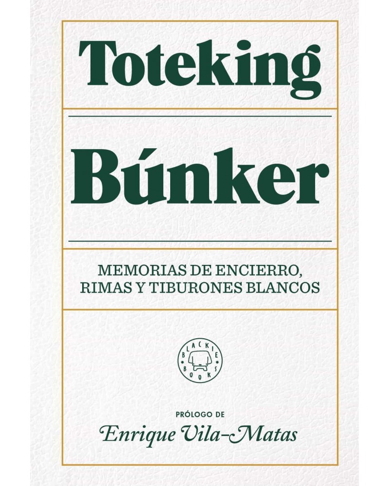 Libro TOTE KING "Bunker"