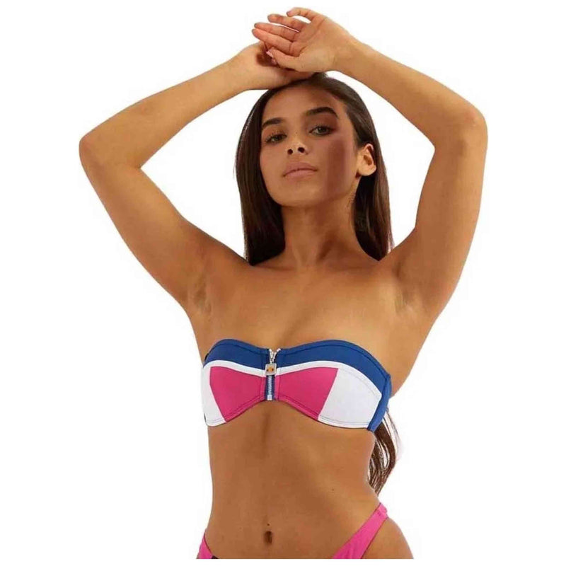 Top bikini ELLESSE "Ignazio" blue / pink / navy