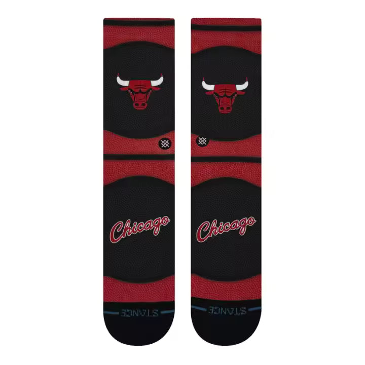 Calcetines Stance Chicago Bulls Mini Ball black red