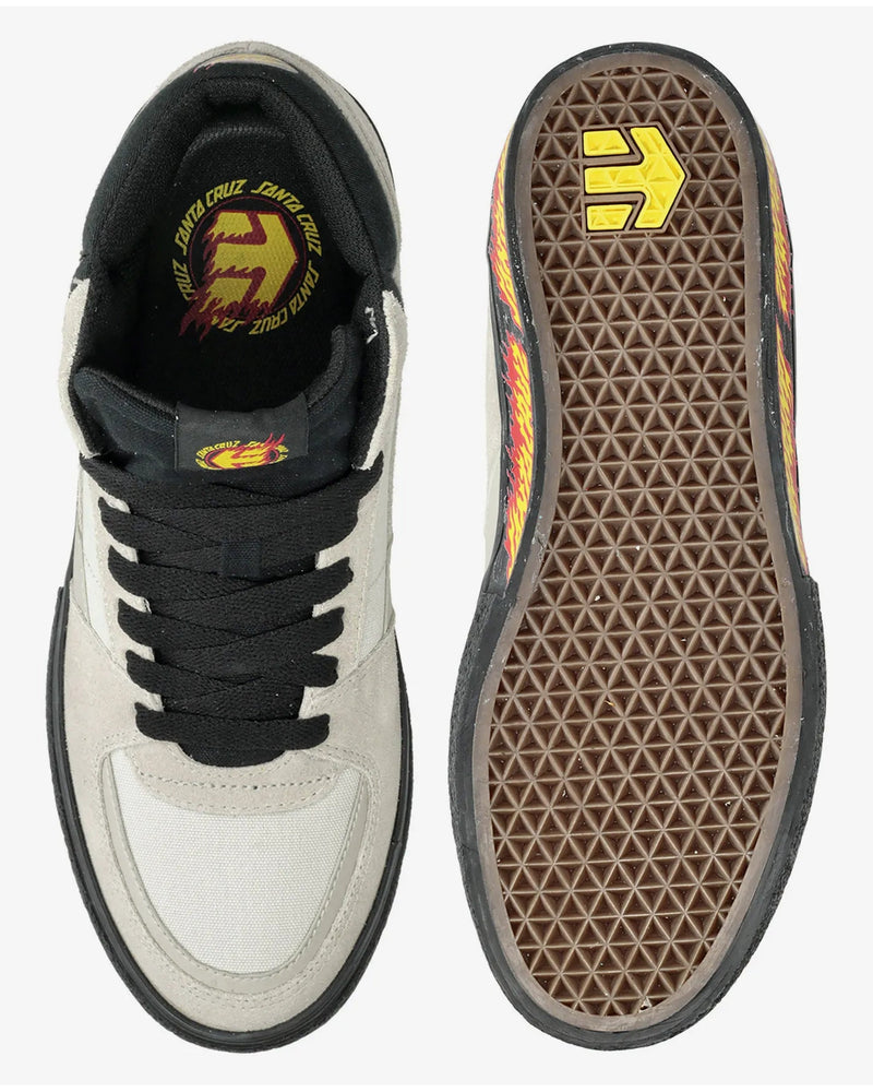 Botines Etnies X Santa Cruz Screw vulc mid sand black