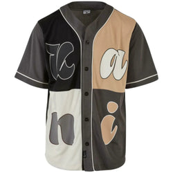 Camiseta beisbolera Karl Kani KK Woven Signature block anthracite multicolor