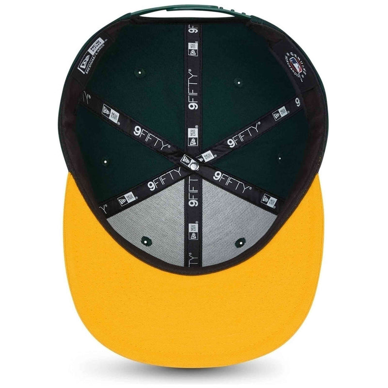Gorra plana snapback New Era Oakland Athletics green