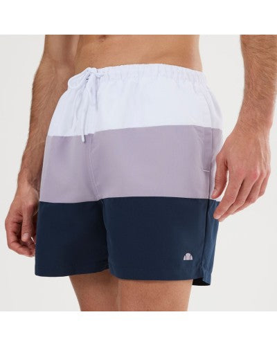 Bañador Ellesse Bassi White Purple Navy