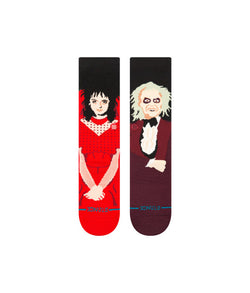 Calcetines Stance Beetlejuice Dearly Beloved Crew maroon